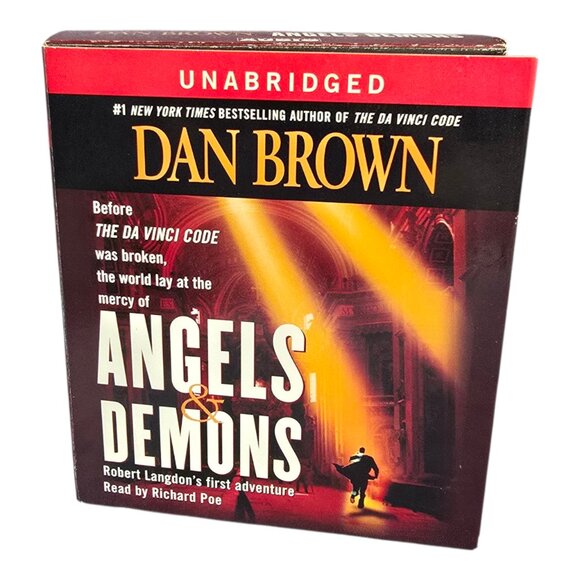 Angels & Demons Audiobook Thriller by Dan Brown 15-Disc Unabridged Version - Picture 1 of 8